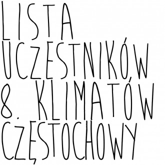 Lista uczestników 8. edycji „Klimatów Częstochowy”